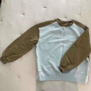 Everlane two tone sweatshirt